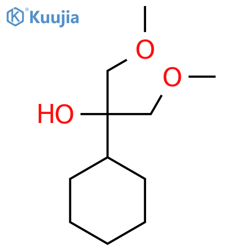 2-Cyclohexyl-1,3-dimethoxy-2-propanol structure