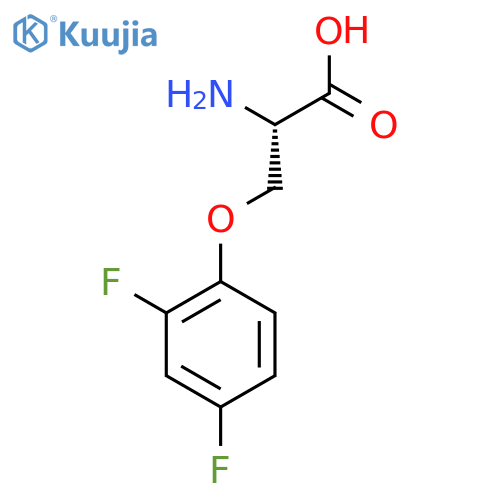 (R)-2-amino-3-(2,4-difluorophenoxy)propionic acid structure
