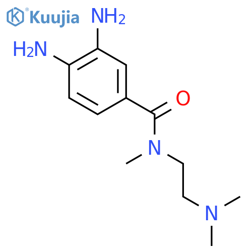 3,4-Diamino-N-(2-(dimethylamino)ethyl)-N-methylbenzamide structure