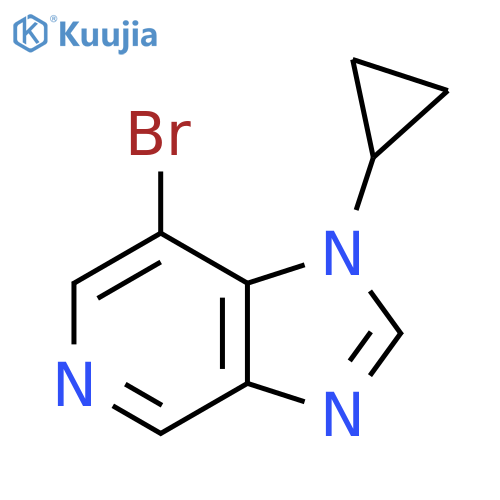 7-Bromo-1-cyclopropyl-1H-imidazo[4,5-c]pyridine structure