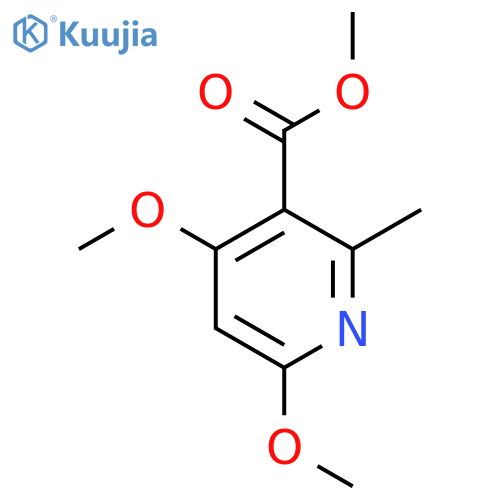 Methyl 4,6-dimethoxy-2-methylnicotinate structure