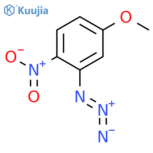 2-azido-4-methoxy-1-nitrobenzene structure