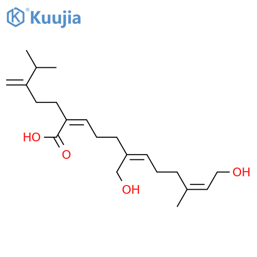 1,19-Dihydroxy-14-methylene-2,6,10-phytatrien-18-oic acid; (2Z,6Z,10Z)-form structure