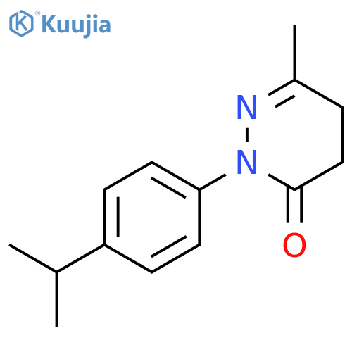 2-(4-Isopropylphenyl)-6-methyl-4,5-dihydropyridazin-3(2H)-one structure