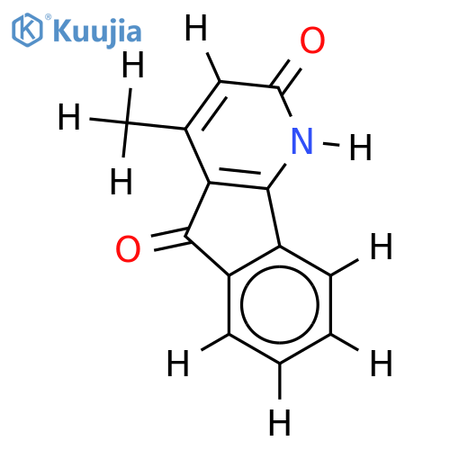 4-Aza-1-methyl-3-oxo-3,4-dihydrofluorenon structure