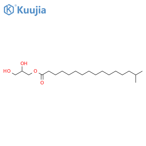 Hexadecanoic acid,15-methyl-, 2,3-dihydroxypropyl ester (9CI) structure