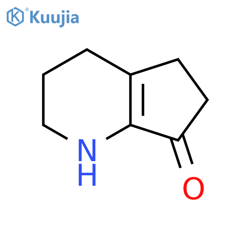 1,2,3,4,5,6-Hexahydro-7H-cyclopenta[b]pyridin-7-one structure