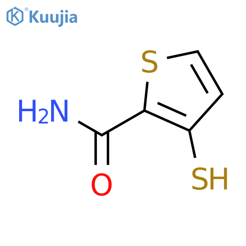 2-Thiophenecarboxamide,3-mercapto- structure