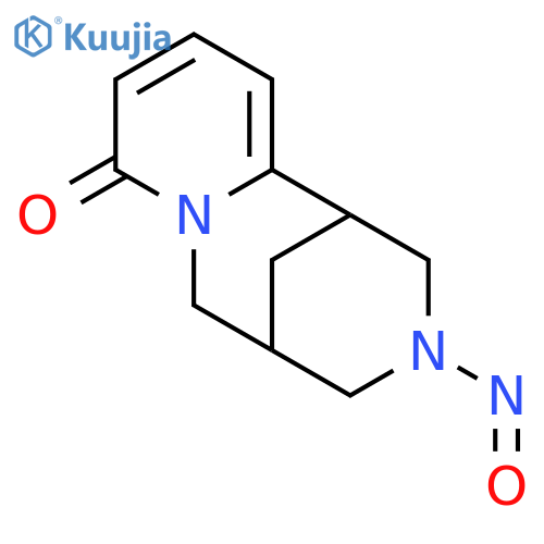 1,5-Methano-8H-pyrido[1,2-a][1,5]diazocin-8-one,1,2,3,4,5,6-hexahydro-3-nitroso- structure