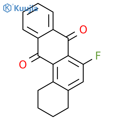6-fluoro-1,2,3,4-tetrahydrobenzo[a]anthracene-7,12-dione structure