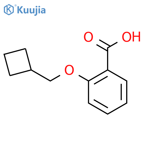 2-(Cyclobutylmethoxy)benzoic acid structure
