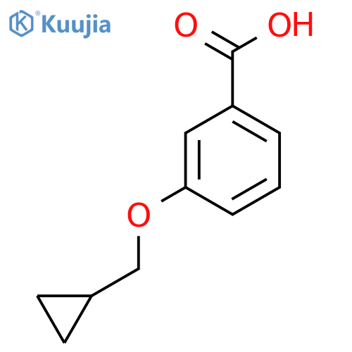 3-(Cyclopropylmethoxy)benzoic Acid structure