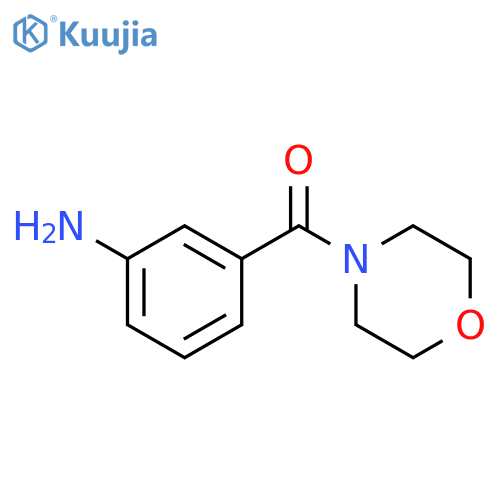 3-(morpholine-4-carbonyl)aniline structure