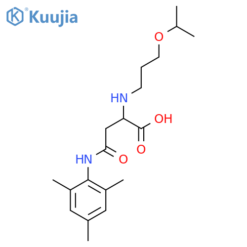 2-((3-Isopropoxypropyl)amino)-4-(mesitylamino)-4-oxobutanoic acid structure