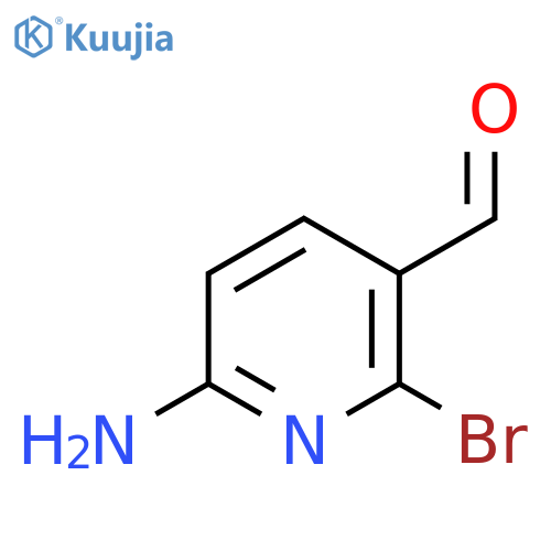 6-amino-2-bromopyridine-3-carbaldehyde structure