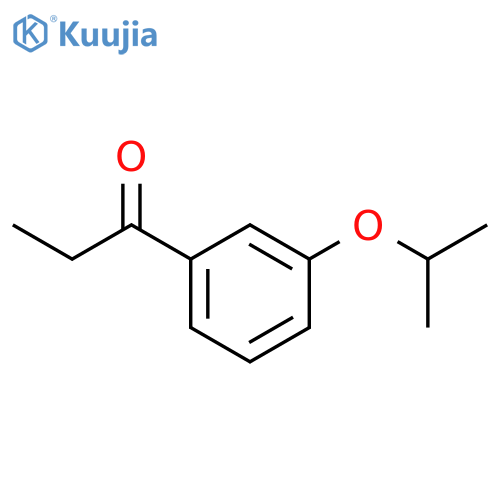 1-PROPANONE, 1-[3-(1-METHYLETHOXY)PHENYL]- structure