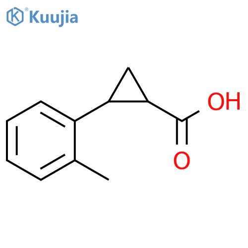 2-o-Tolyl-cyclopropanecarboxylic acid structure