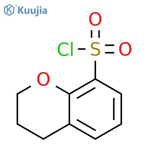 Chroman-8-sulfonyl chloride structure