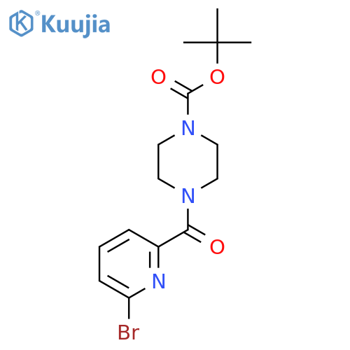 Tert-butyl 4-(6-bromopyridine-2-carbonyl)piperazine-1-carboxylate structure