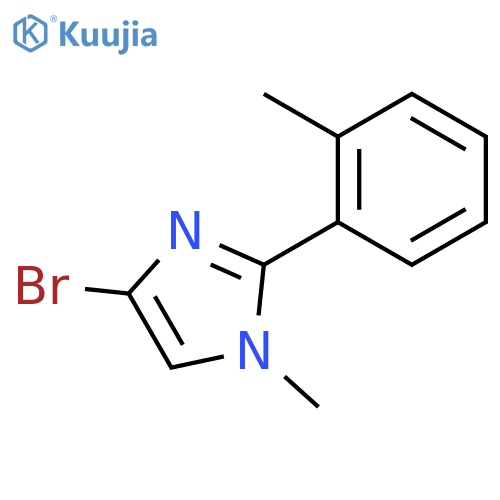 4-bromo-1-methyl-2-(2-methylphenyl)-1H-Imidazole structure