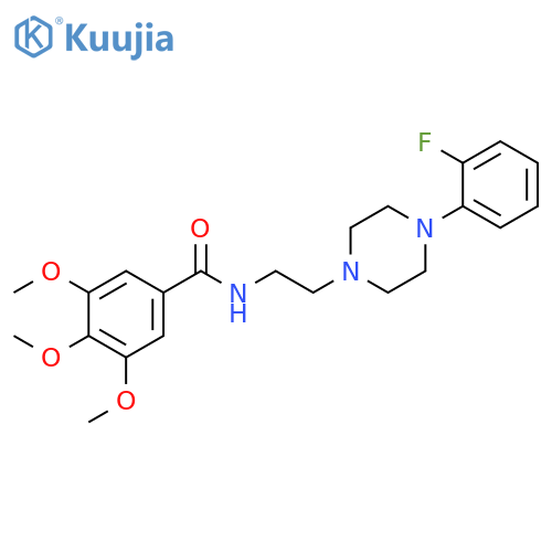 N-{2-[4-(2-fluorophenyl)piperazin-1-yl]ethyl}-3,4,5-trimethoxybenzamide structure