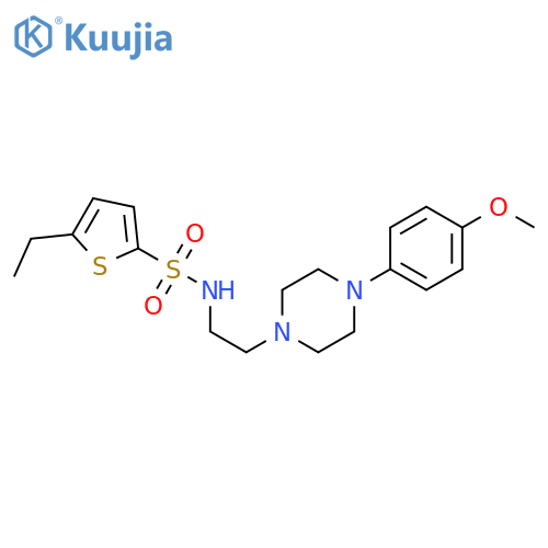 5-ethyl-N-{2-[4-(4-methoxyphenyl)piperazin-1-yl]ethyl}thiophene-2-sulfonamide structure