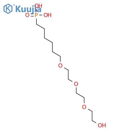6-[2-[2-(2-hydroxyethoxy)ethoxy]ethoxy]hexylphosphonic Acid structure
