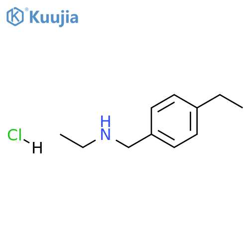 N-(4-ethylbenzyl)ethanamine hydrochloride structure