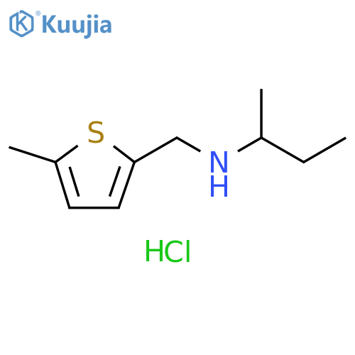 N-[(5-methyl-2-thienyl)methyl]-2-butanamine hydrochloride structure