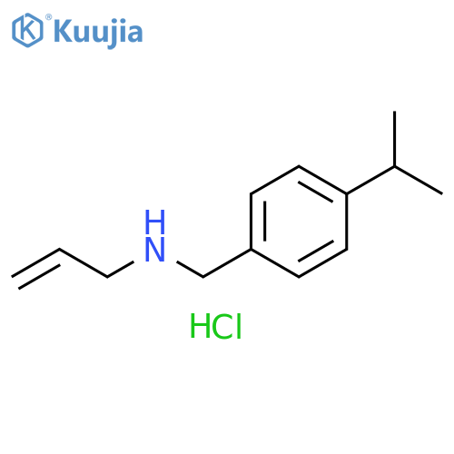 N-(4-isopropylbenzyl)-2-propen-1-amine hydrochloride structure