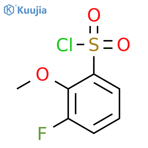 3-Fluoro-2-methoxy-benzenesulfonyl Chloride structure