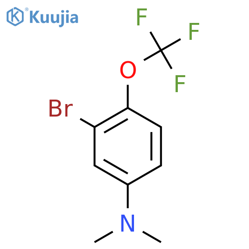 3-Bromo-N,N-dimethyl-4-(trifluoromethoxy)aniline structure