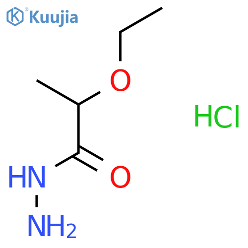 2-Ethoxypropanohydrazide hydrochloride structure