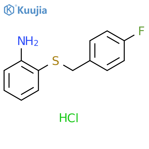 {2-(4-Fluorobenzyl)thiophenyl}amine Hydrochloride structure