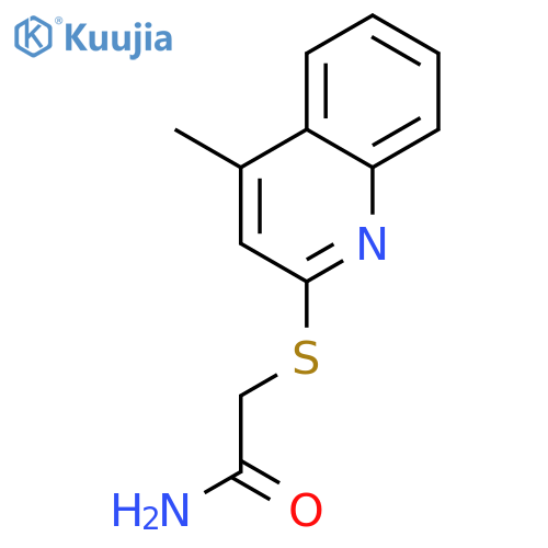 2-[(4-methylquinolin-2-yl)sulfanyl]acetamide structure