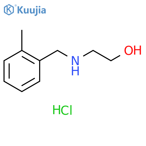 2-[(2-methylbenzyl)amino]ethanol hydrochloride structure