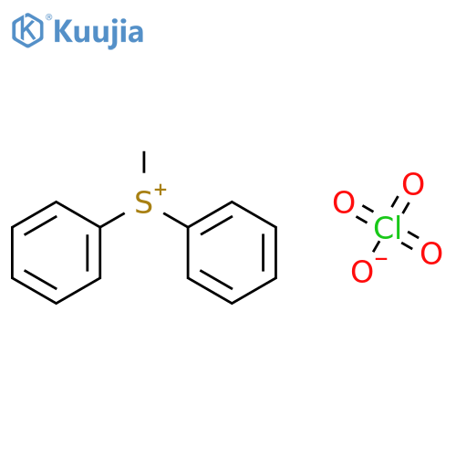 Sulfonium, methyldiphenyl-, perchlorate structure