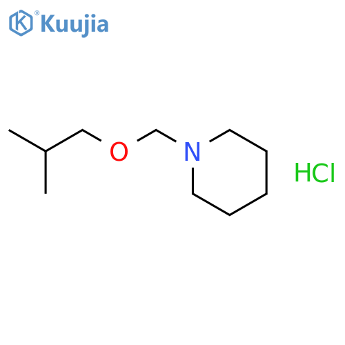 (Isobutoxymethyl)piperidine hydrochloride structure