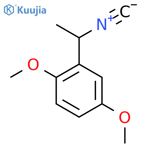 2-(1-isocyanoethyl)-1,4-dimethoxybenzene structure