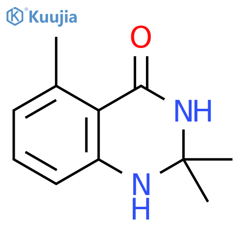 2,2,5-trimethyl-1,2,3,4-tetrahydroquinazolin-4-one structure