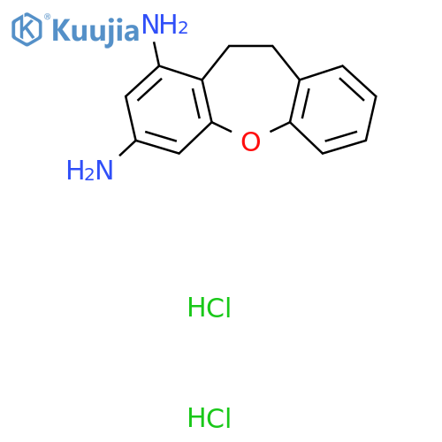 10,11-Dihydrodibenzob,foxepine-1,3-diamine dihydrochloride structure