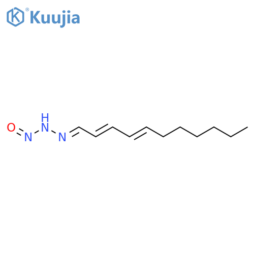 2,4-Undecadienal,nitrosohydrazone, (2E,4E)- structure