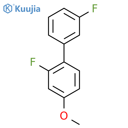 2-fluoro-1-(3-fluorophenyl)-4-methoxybenzene structure