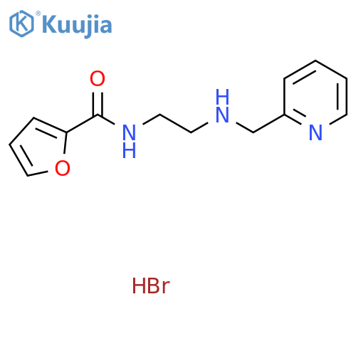 Furan-2-carboxylic acid {2-[(pyridin-2-ylmethyl)-amino]-ethyl}-amide hydrobromide structure