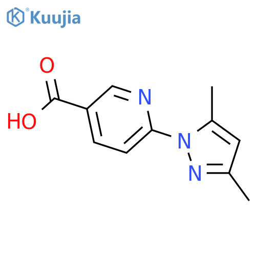 6-(3,5-Dimethyl-1H-pyrazol-1-yl)pyridine-3-carboxylic Acid structure