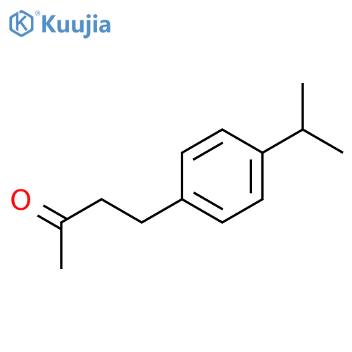 4-4-(propan-2-yl)phenylbutan-2-one structure