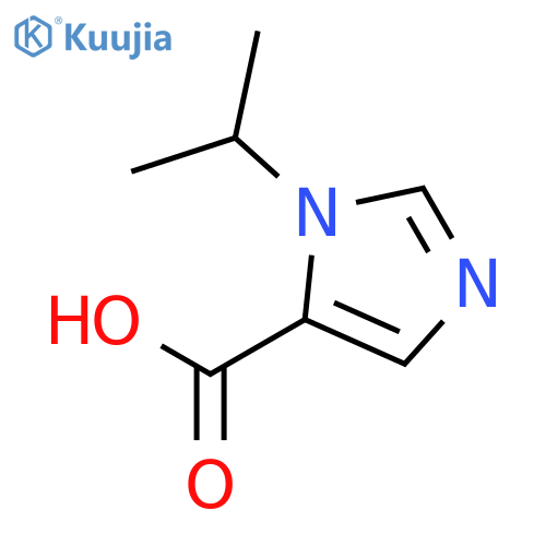1-(propan-2-yl)-1H-imidazole-5-carboxylic acid structure