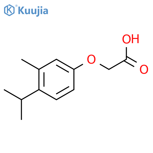 (4-Isopropyl-3-methyl-phenoxy)-acetic acid structure