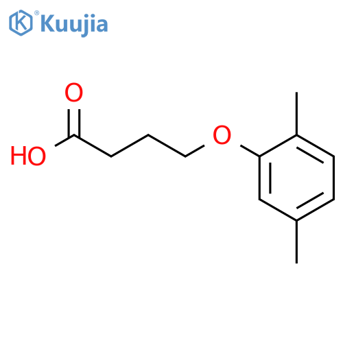 4-(2,5-dimethylphenoxy)butanoic acid structure