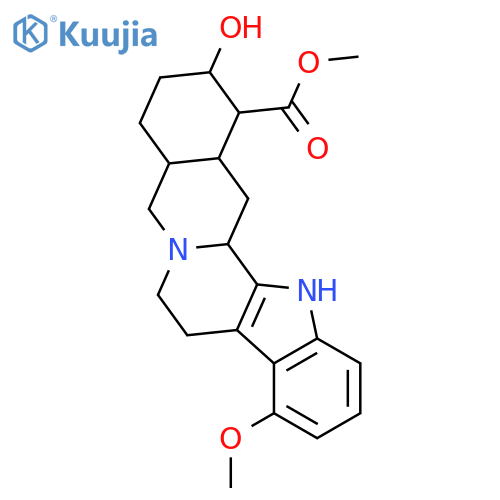 Yohimban-16-carboxylicacid, 17-hydroxy-9-methoxy-, methyl ester, (3b,16b,17b,20a)- structure
